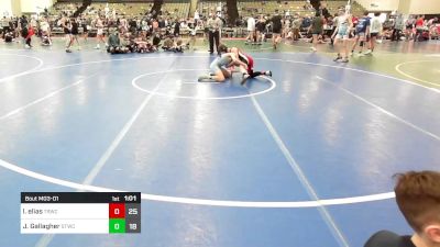 116 lbs Rr Rnd 1 - Lucas Elias, Toms River Wrestling Club vs Jake Gallagher, Shore Thing Surf