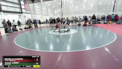 135 lbs Semifinal - Nicholas Sanders, Clinic Wrestling vs Shaun Aubrey, Bealeton