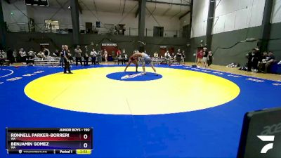 190 lbs Semifinal - Ronnell Parker-Borrero, WA vs Benjamin Gomez, WA