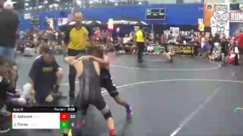 56 lbs Round 4 (6 Team) - Calvin Babcock, No Escape Wrestling Academy vs Javier Flores, Untouchables White