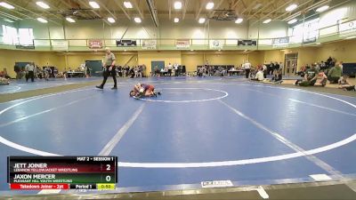 55 lbs Semifinal - Jaxon Mercer, Pleasant Hill Youth Wrestling vs Jett Joiner, Lebanon Yellowjacket Wrestling