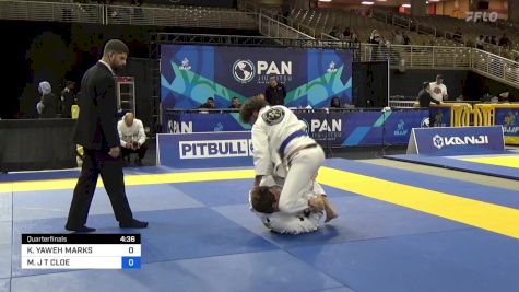 KALIKI YAWEH MARKS vs MICHAEL J T CLOE 2024 Pan Jiu Jitsu IBJJF Championship