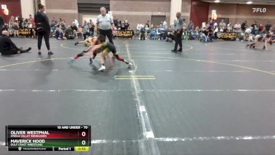 70 lbs Cons. Semi - Oliver Westphal, Steele Valley Renegades vs Maverick Hood, Gulf Coast Wrestling