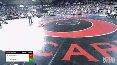 4A 106 lbs Cons. Round 2 - Joseph Meyers, Central Valley vs Zaiden Gonzalez, Sunnyside