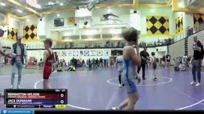 67 lbs Champ. Round 2 - Remington Wilson, Midwest Regional Training Center vs Jace Dunagan, Contenders Wrestling Academy