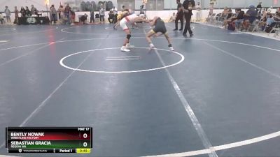 100 lbs Cons. Semi - Sebastian Gracia, Region WA vs Bently Nowak, Wrestling Factory