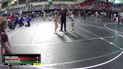 95 lbs 3rd Place Match - Cara Caruso, Pioneer Wrestling Club vs Avalynn Magee, Louisville Wrestling Club