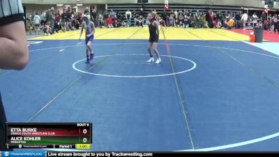 55 lbs Round 1 - Etta Burke, Cresco Youth Wrestling Club vs Alice Kohler, Princeton