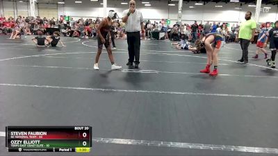 110 lbs Round 5 (8 Team) - Steven Faubion, NC National Team vs Ozzy Elliott, Terps East Coast Elite