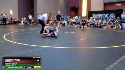 55 lbs Cons. Round 1 - Weston Myers, Pawhuska vs Raven Gray, Millard South