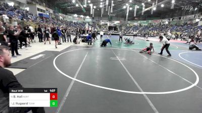 105 lbs Quarterfinal - Bronson Hall, North Fork vs Jackson Rugaard, Team Grand Valley Elite