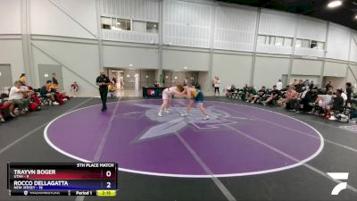 285 lbs Placement Matches (16 Team) - Trayvn Boger, Utah vs Rocco Dellagatta, New Jersey