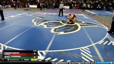 Quarterfinal - Connor Gerths, Fairbury vs Wyatt Olberding, Falls City