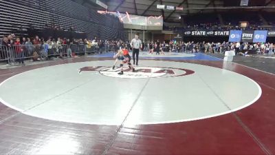 93 lbs Quarterfinal - Mercer Hamilton, Mat Demon Wrestling Club vs Keaton Castillo, Ascend Wrestling Academy