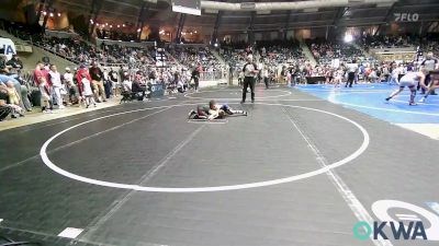 60 lbs Semifinal - Callan Robinson, Pawnee Peewee Wrestling vs Joseph Kidwell, Team Tulsa Wrestling Club