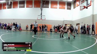 144 lbs Cons. Round 4 - Joel McGuire, Rittman vs Gage Gordon, Washington (Massillon)