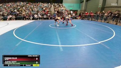 144 lbs Cons. Round 1 - Justin Hoyt, Harrisburg High School vs Cainan Ellis, Beyer