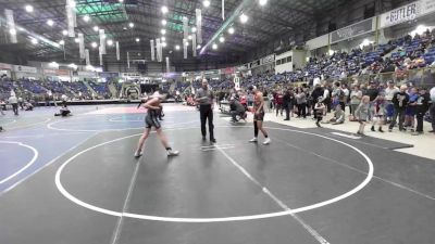 125 lbs Consi Of 8 #2 - Blake Steinmetz, Greeley United vs Quinten Holmes, Team Pueblo