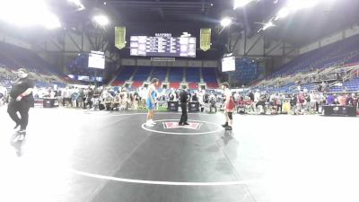 220 lbs Cons 8 #2 - Garett Kawczynski, Wisconsin vs Caleb Kurtti, Minnesota