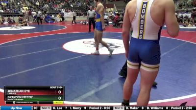 5A 190 lbs Semifinal - Brayden McCoy, Mountain Home vs Jonathan Eye, Lakeside