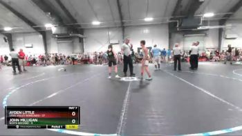 95 lbs Round 6 (8 Team) - Ayden Little, Steel Valley Renegades vs John Milligan, North Brevard