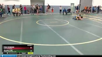 84 lbs Round 1 - Fox McBride, Mat-Su Matmen vs Elijah Coe, KODIAK WRESTLING CLUB