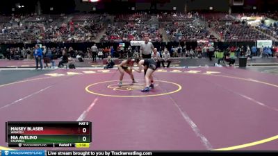 107 lbs Champ. Round 1 - Maisey Blaser, Wasatch vs Nia Avelino, Caldwell