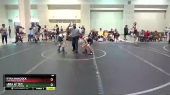 84 lbs Round 5 (6 Team) - Ryan Hancock, East Coast Elite vs Luke Litten, U2 Upstate Uprising