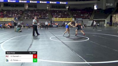 143 lbs Semifinal - Veloria Pannell, MIT (W) vs Cathia Timas, Allen (W)