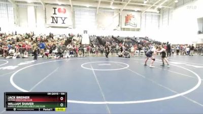 136 lbs Cons. Round 2 - Jack Breiner, Victor Wrestling Club vs William Shaver, Gorilla Grapplers Wrestling Club