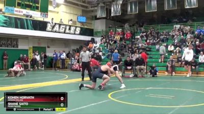 165 lbs Quarterfinal - Shane Saito, PERRYSBURG vs Kohen Horvath, EDISON (Milan)