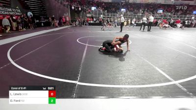 78 lbs Consi Of 8 #1 - Isaiah Baca, Badboyz vs Tyson Chuculate, Quezada Wrestling Academy