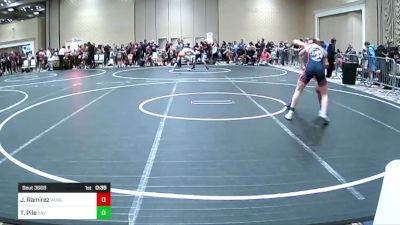 130 lbs Consi Of 16 #2 - Joseph Ramirez, Vanguard WC vs Trevor Pile, Bay Area Dragons