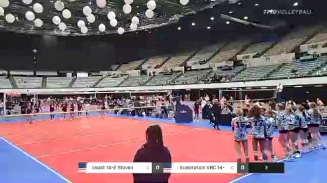 coast 14-2 Steven vs Xceleration VBC 14-White - 2022 JVA West Coast Cup presented by Nike