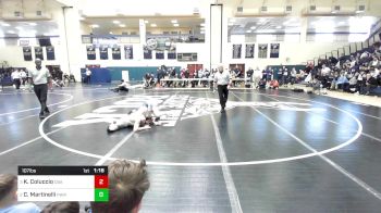 107 lbs Final - Killian Coluccio, Christian Brothers Academy vs Colby Martinelli, Pennridge