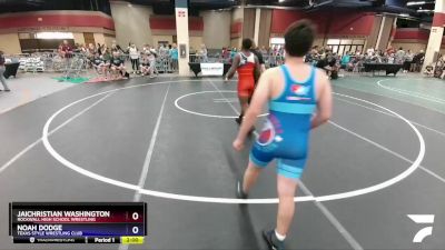 170 lbs Quarterfinal - JaiChristian Washington, Rockwall High School Wrestling vs Noah Dodge, Texas Style Wrestling Club