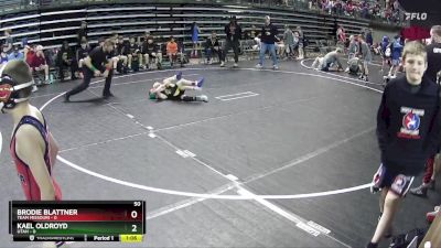 50 lbs Finals (8 Team) - Brodie Blattner, Team Missouri vs Kael Oldroyd, Utah