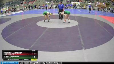 117 lbs Round 1 (4 Team) - Trinity Landtroop, Sweet Home vs Kiera Callahan, Cleveland