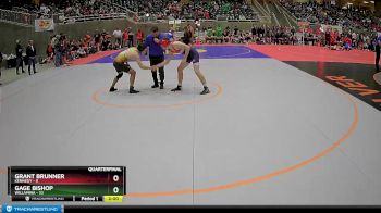 147 lbs Quarterfinals (8 Team) - Gage Bishop, Willamina vs Grant Brunner, Kennedy