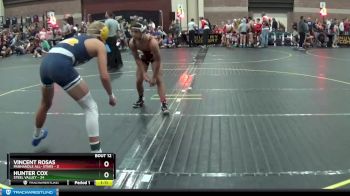120 lbs Round 4 (6 Team) - Hunter Cox, Steel Valley vs VIncent Rosas, Panhandle All- Stars