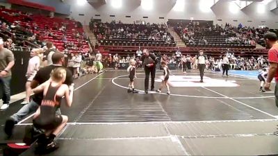 49 lbs Semifinal - Callie Baker, Claremore Wrestling Club vs Ruby Johnson, Sallisaw Takedown Club