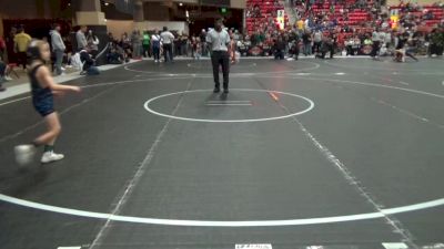 46 lbs Quarterfinal - Porter Rathbun, Garden City Wrestling Club vs Eli Sullivan, Wichita Blue Knights