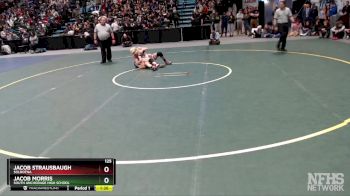 125 lbs 1st Place Match - Jacob Strausbaugh, Soldotna vs Jacob Morris, South Anchorage High School