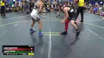 117 lbs Quarterfinals (8 Team) - Asher Bacon, POWA vs Jake Crawford, Team Gotcha