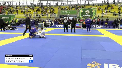 ANGEl GOMEZ ROCHA vs LEONARDO PAES OLIVEIRA 2024 Brasileiro Jiu-Jitsu IBJJF