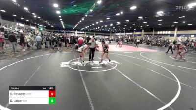 130 lbs Round Of 16 - Briella Reynoso, Hyperbolic WC vs Gabriella Leiper, Swamp Monsters