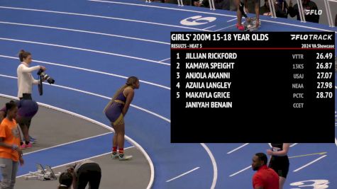 Youth Girls' 200m, Finals 6