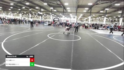 66 lbs Consi Of 8 #2 - Kharter Lee, Aspire Higher USA Wrestling vs Royce Morales, BlackCat WC