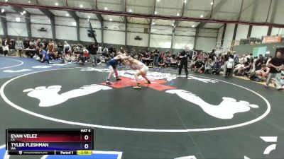 138 lbs Champ. Round 2 - Evan Velez, CA vs Tyler Fleshman, WA