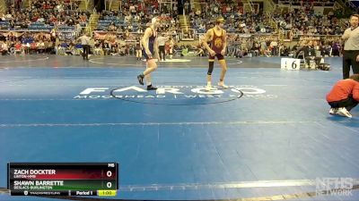 133 lbs Cons. Round 1 - Shawn Barrette, Deslacs-Burlington vs Zach Dockter, Linton-HMB